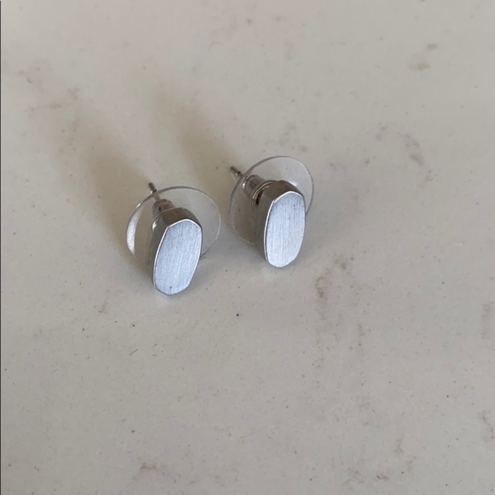 Kendra Scott silver stud earrings Barrett